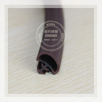 木門軟硬復合密封條生態門卡槽封邊條防震條消音密封膠條