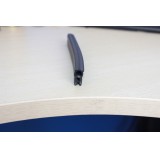 27鋼絲上泡密封橡膠條，三元乙丙復(fù)合式密封條 三元乙丙鋼絲加線膠條 機械邊緣保護條